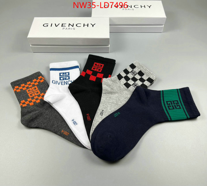 Sock-Givenchy,high end designer , ID: LD7496,$: 35USD