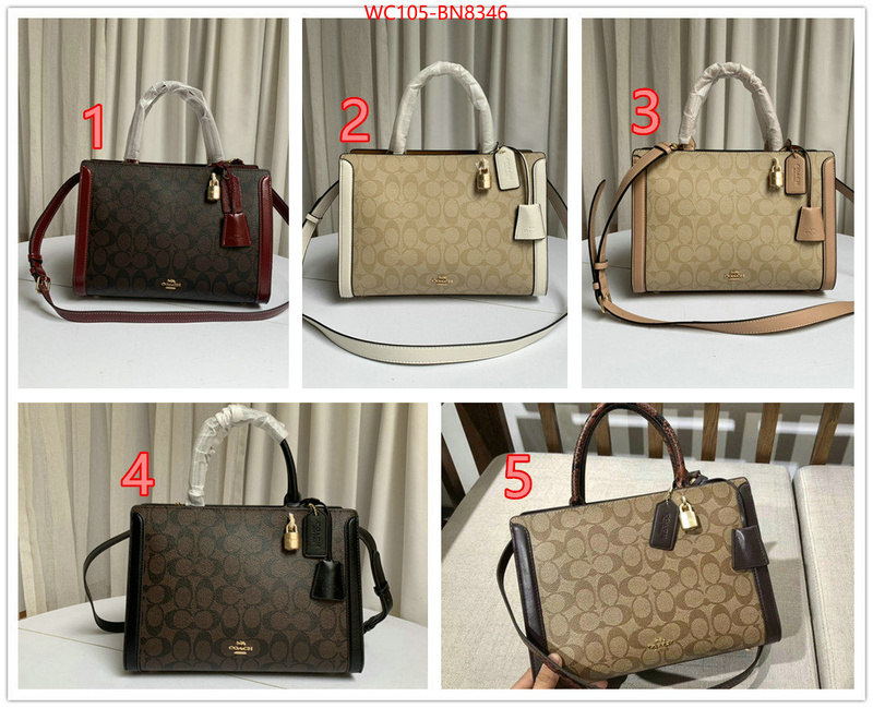 Coach Bags(4A)-Handbag-,what is a counter quality ,ID: BN8346,$: 105USD