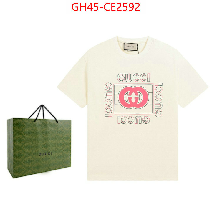 Clothing-Gucci,best designer replica , ID: CE2592,$: 45USD