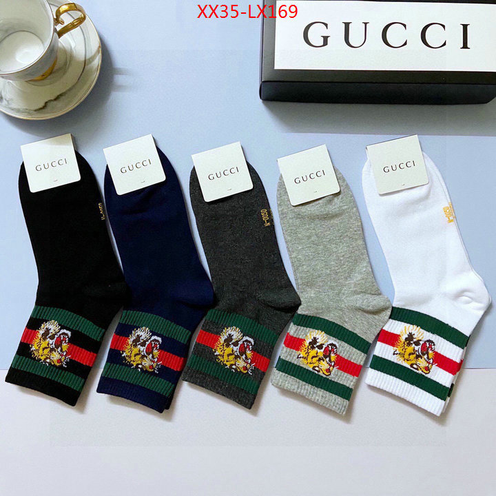 Sock-Gucci,best fake , ID: LX169,$: 35USD