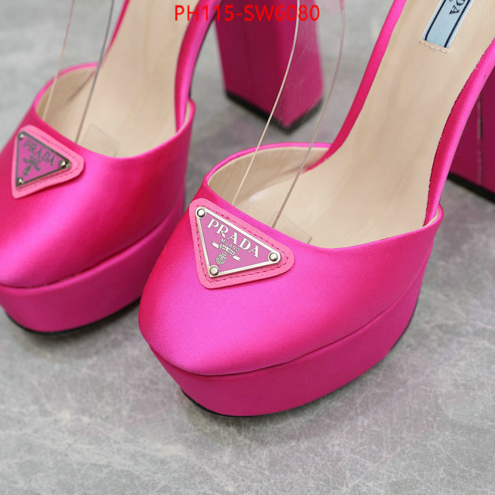 Women Shoes-Prada,highest quality replica , ID: SW6080,$: 115USD