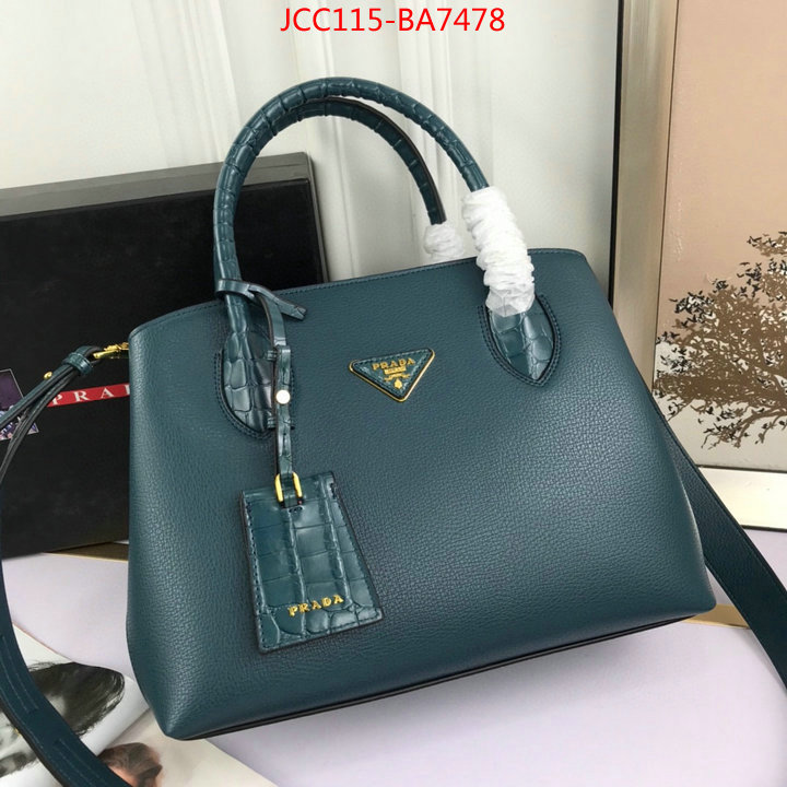 Prada Bags(4A)-Handbag-,where quality designer replica ,ID: BA7478,$: 115USD