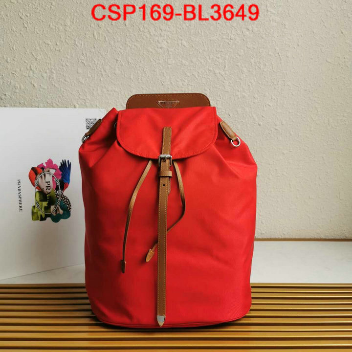 Prada Bags(TOP)-Backpack-,ID: BL3649,$: 169USD