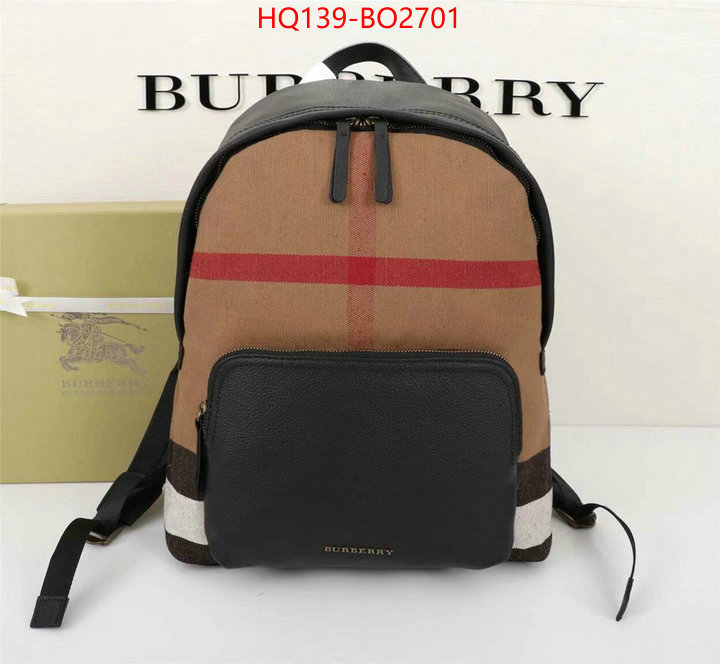 Burberry Bags(4A)-Backpack,high quality happy copy ,ID: BO2701,$: 139USD
