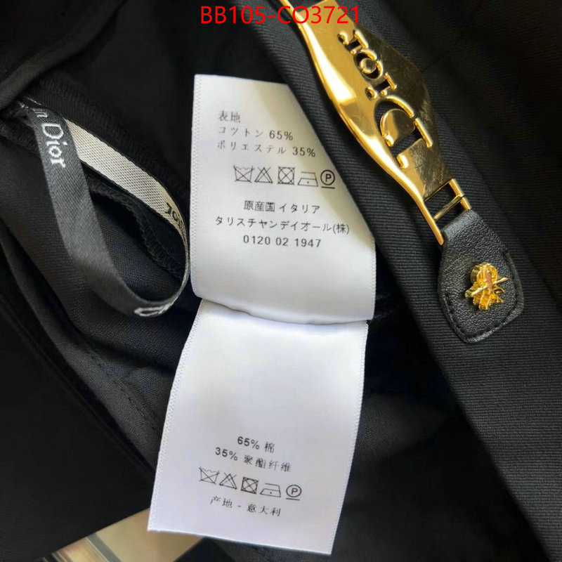 Clothing-Dior,the quality replica , ID: CO3721,$: 105USD