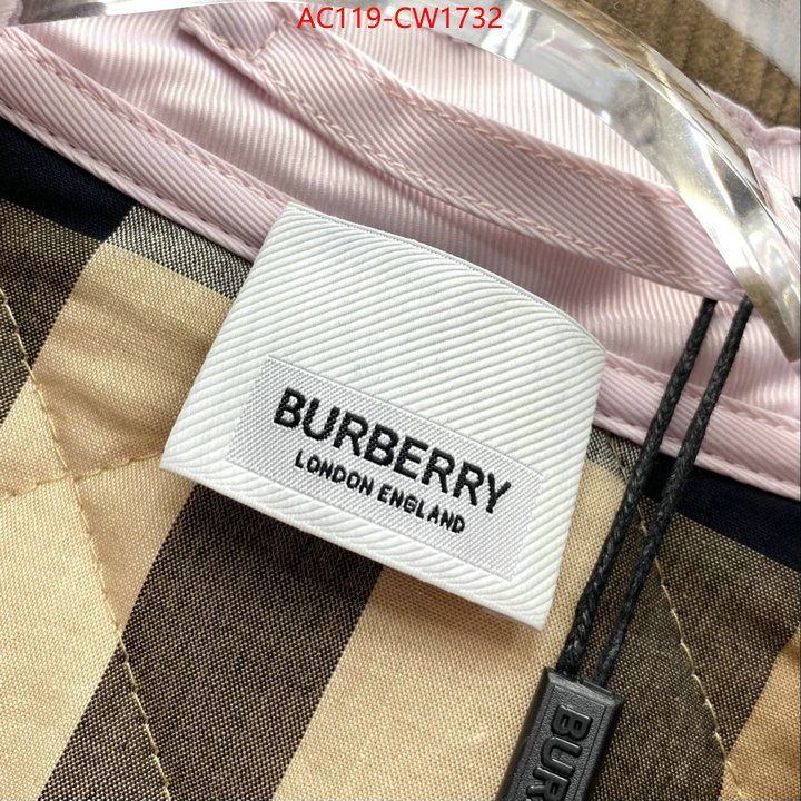 Down jacket Women-Burberry,what's the best to buy replica , ID: CW1732,$: 119USD