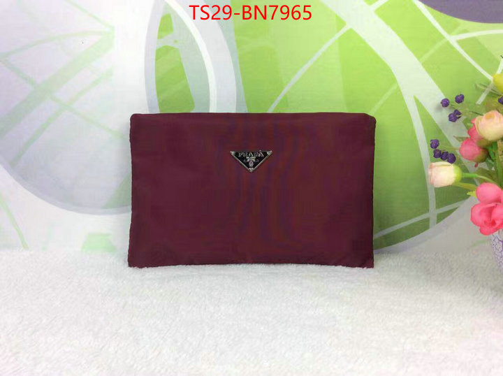 Prada Bags(4A)-Clutch-,where quality designer replica ,ID: BN7965,$: 29USD