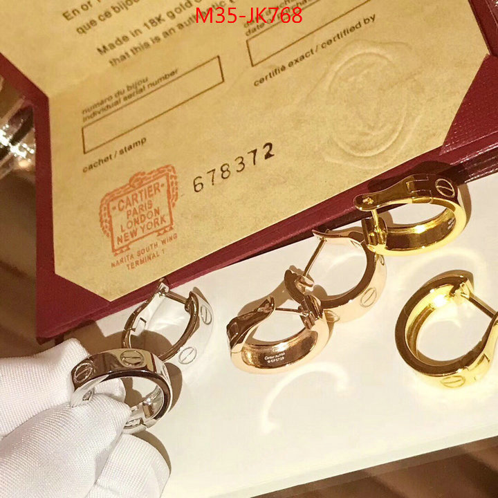 Jewelry-Cartier,brand designer replica , ID: JK768,$:35USD