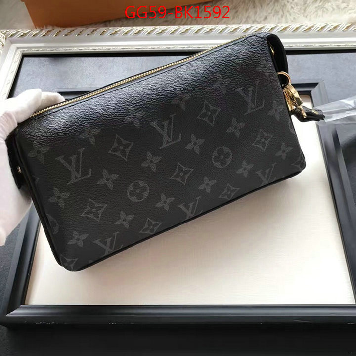 LV Bags(4A)-Wallet,ID: BK1592,$:59USD