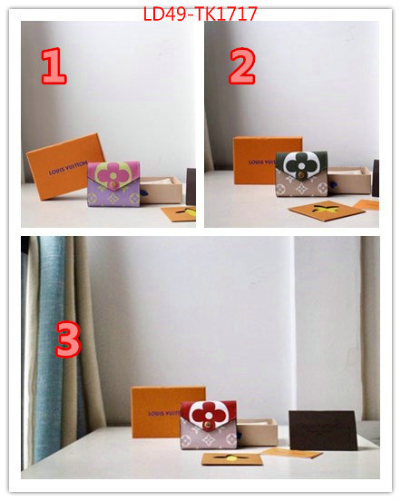 LV Bags(4A)-Wallet,ID: TK1717,$:49USD