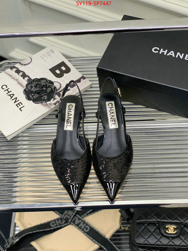 Women Shoes-Chanel,fake designer , ID: SP7447,$: 119USD