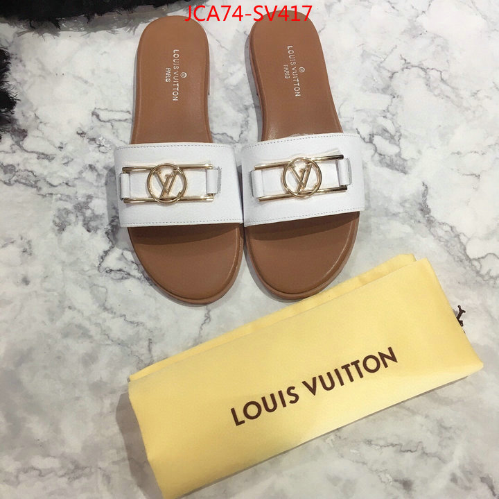 Women Shoes-LV,what 1:1 replica , ID: SV417,$:74USD