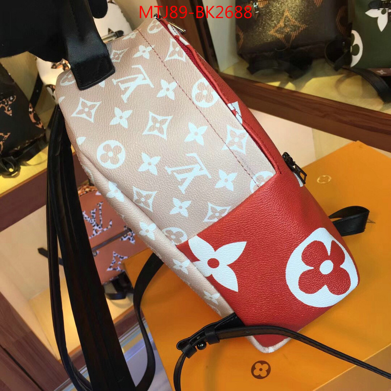 LV Bags(4A)-Backpack-,ID: BK2688,$:99USD