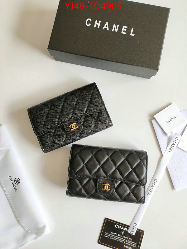 Chanel Bags(4A)-Wallet-,ID: TD4905,$: 49USD