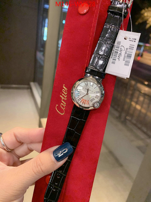 Watch(4A)-Cartier,highest quality replica ,ID: WV528,$:145USD