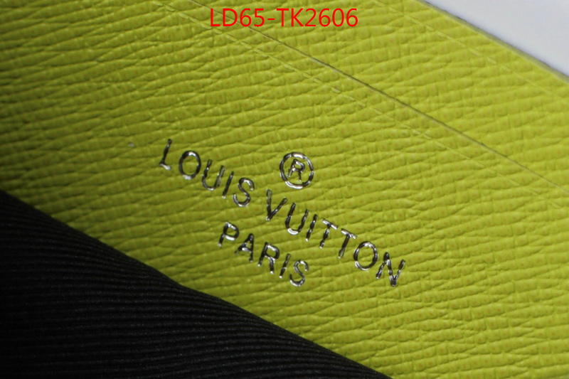 LV Bags(TOP)-Wallet,ID: TK2606,$:65USD