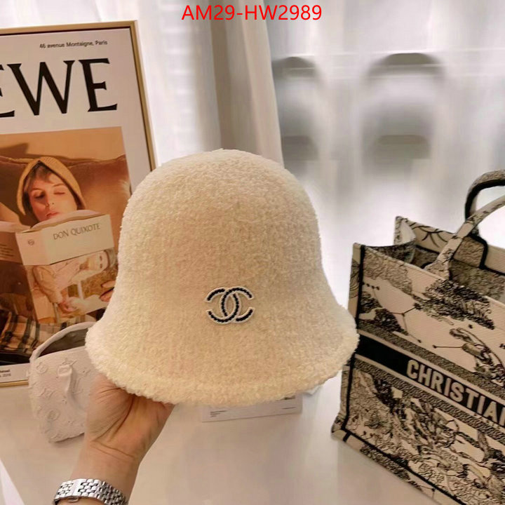 Cap (Hat)-Chanel,replica online , ID: HW2989,$: 29USD