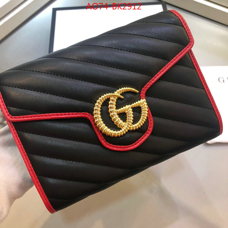 Gucci Bags(4A)-Wallet-,ID: BK2912,$:74USD