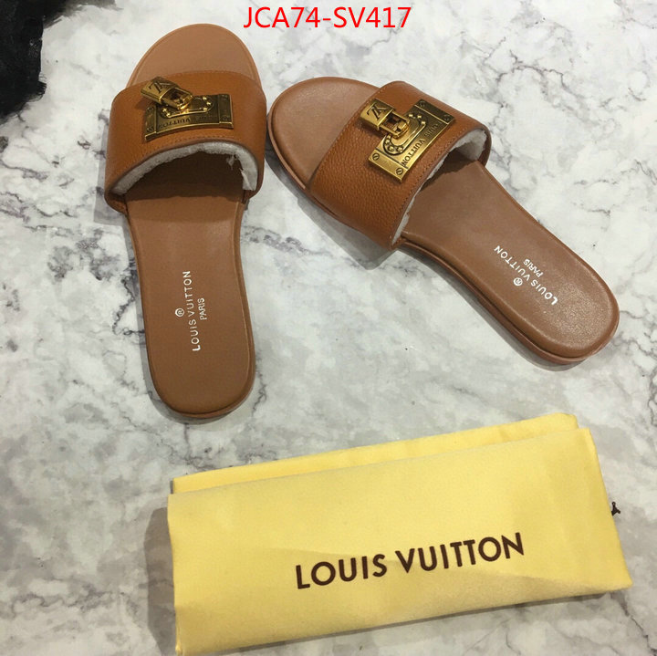 Women Shoes-LV,what 1:1 replica , ID: SV417,$:74USD