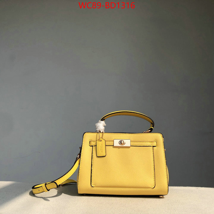 Coach Bags(4A)-Diagonal,best wholesale replica ,ID: BD1316,$: 89USD