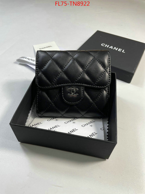 Chanel Bags(4A)-Wallet-,ID: TN8922,$: 75USD