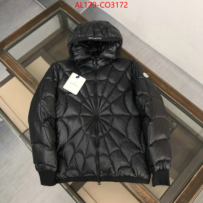 Down jacket Men-Moncler,perfect replica , ID: CO3172,$: 179USD