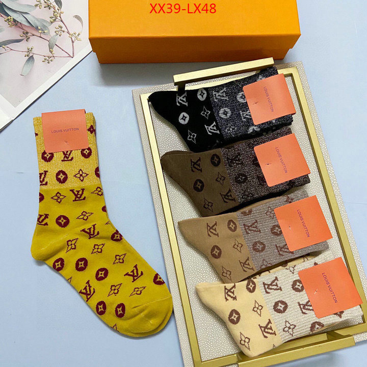 Sock-LV,top fake designer , ID:LX48,$: 39USD