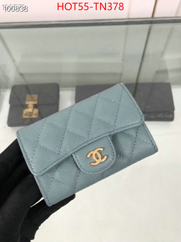 Chanel Bags(TOP)-Wallet-,ID: TN378,$: 55USD