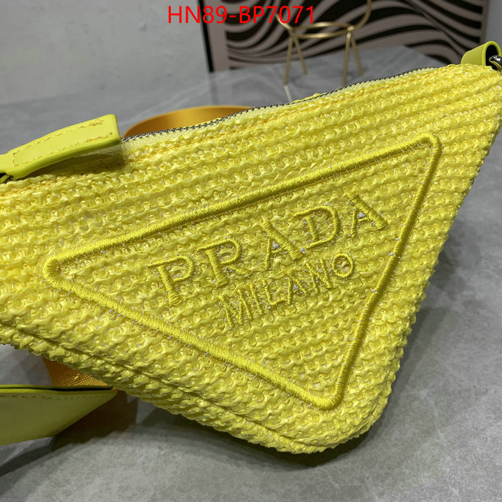 Prada Bags(4A)-Triangle,mirror copy luxury ,ID: BP7071,$: 89USD