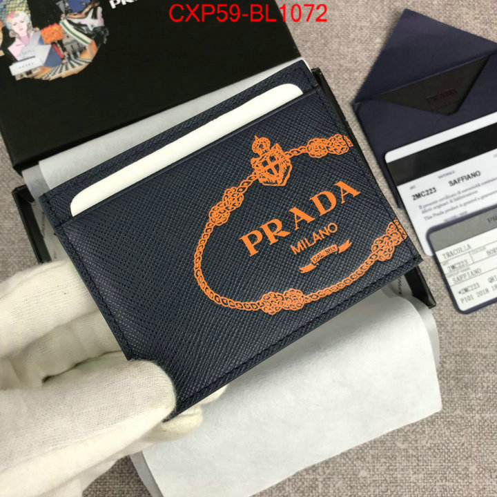 Prada Bags(TOP)-Wallet,ID: BL1072,$: 59USD