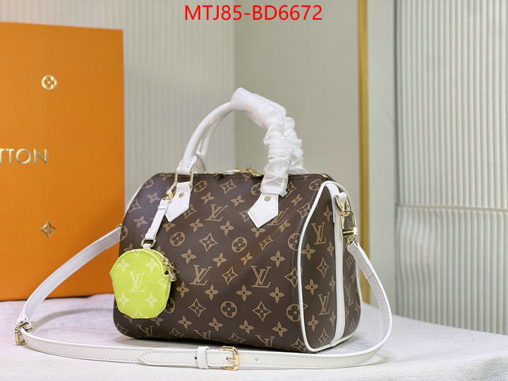 LV Bags(4A)-Speedy-,designer 7 star replica ,ID: BD6672,$: 85USD