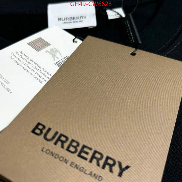 Clothing-Burberry,best website for replica , ID: CW6628,$: 49USD