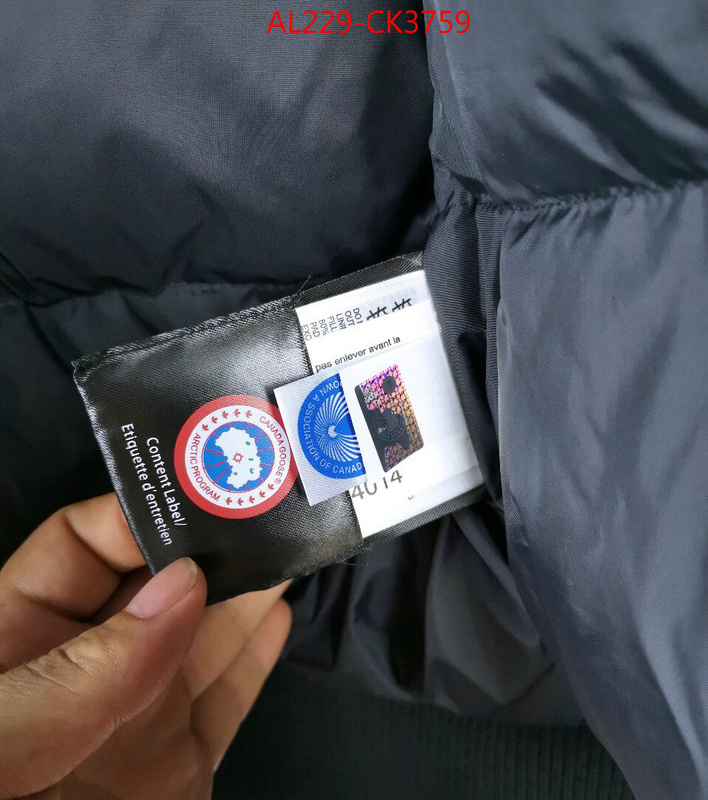 Down jacket Men-Canada Goose,replica every designer , ID: CK3759,$:229USD