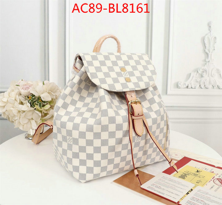 LV Bags(4A)-Backpack-,what is a counter quality ,ID: BL8161,