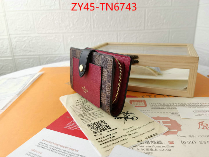 LV Bags(4A)-Wallet,ID: TN6743,$: 45USD