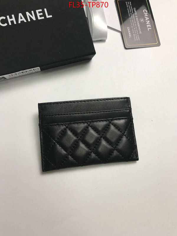 Chanel Bags(4A)-Wallet-,ID: TP870,$: 35USD