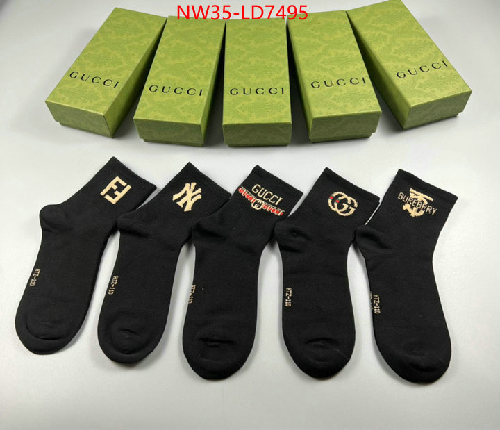 Sock-Gucci,best replica quality , ID: LD7495,$: 35USD