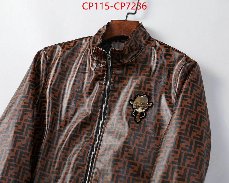 Clothing-Fendi,aaaaa+ replica , ID: CP7236,$: 115USD