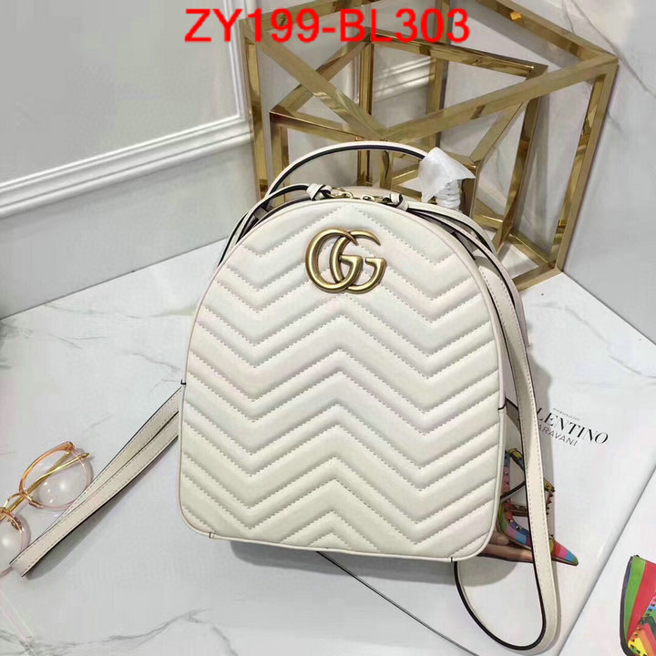 Gucci Bags(TOP)-Backpack-,what's the best place to buy replica ,ID: BL303,$:199USD