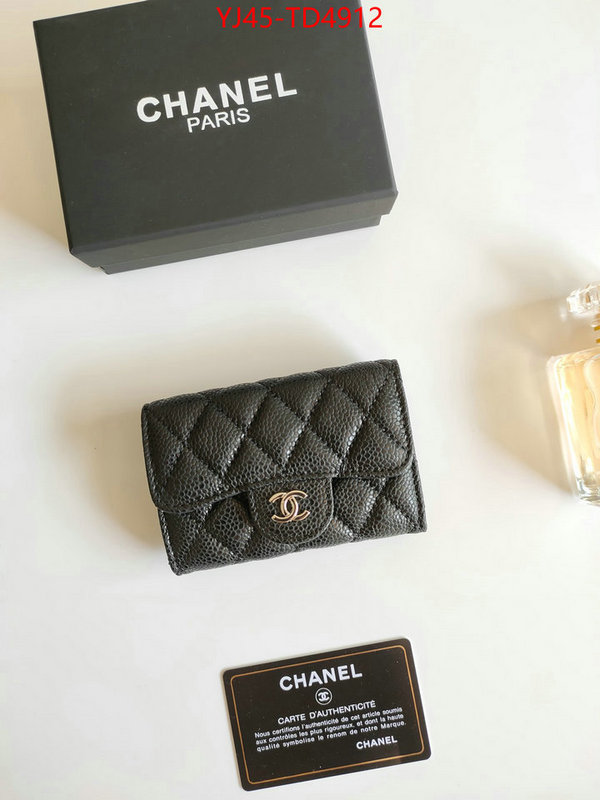 Chanel Bags(4A)-Wallet-,ID: TD4912,$: 45USD