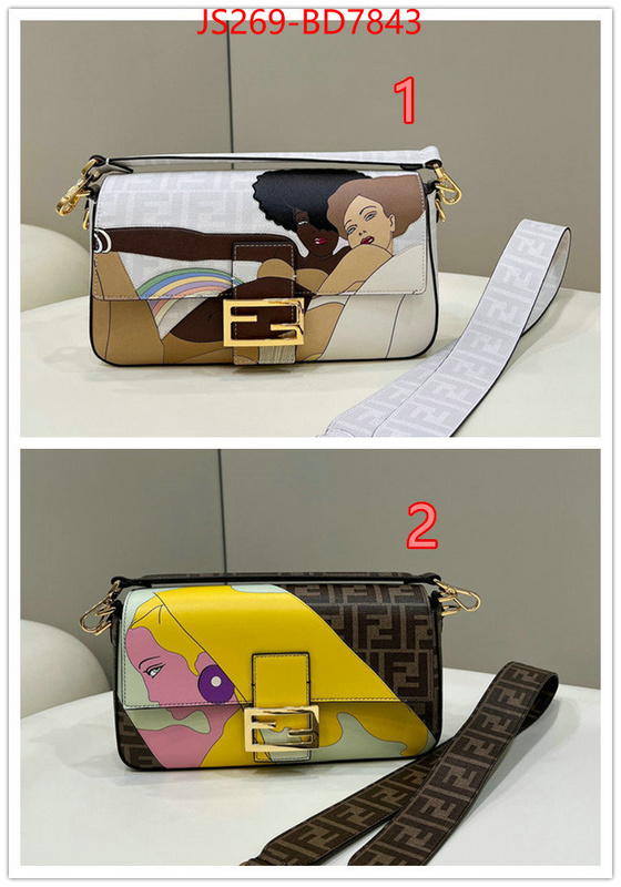 Fendi Bags(TOP)-Baguette,top quality website ,ID: BD7843,$: 269USD