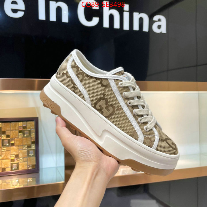 Women Shoes-Gucci,fake aaaaa , ID: SE3498,$: 89USD