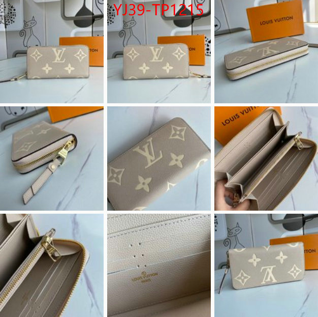 LV Bags(4A)-Wallet,ID: TP1215,$: 39USD