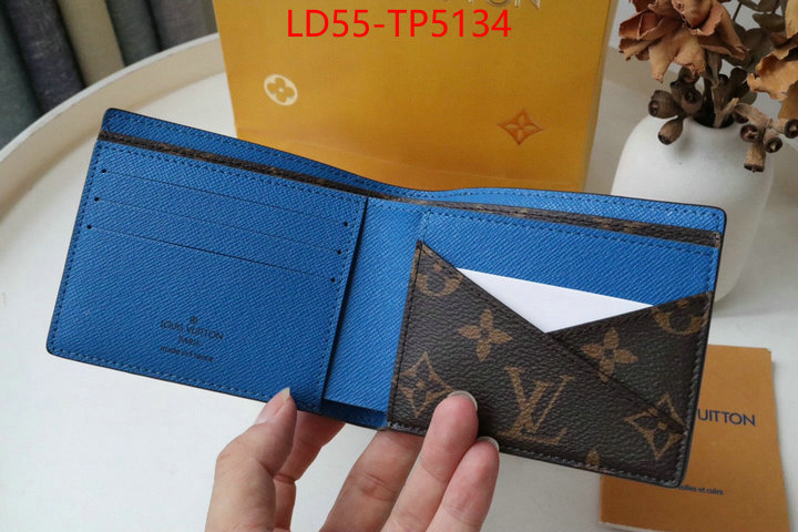 LV Bags(TOP)-Wallet,ID: TP5134,$: 55USD