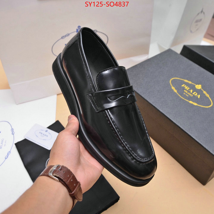 Men Shoes-Prada,designer 1:1 replica , ID: SO4837,$: 125USD