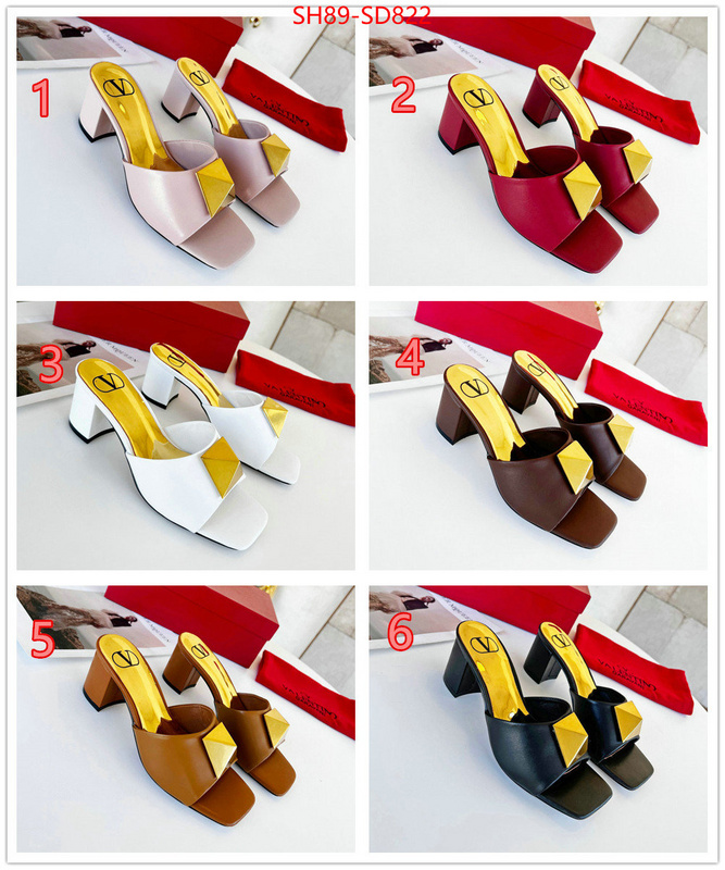 Women Shoes-Valentino,replica 2023 perfect luxury , ID: SD822,$: 89USD