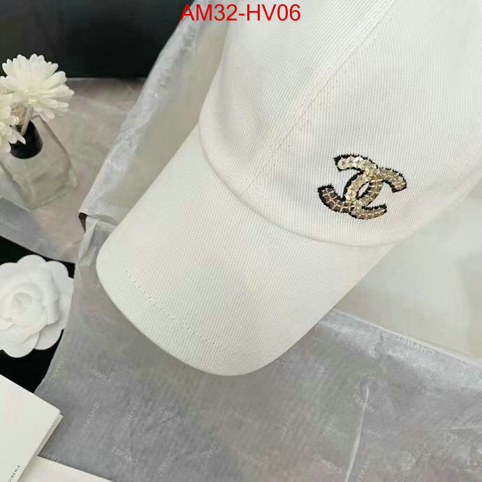 Cap (Hat)-Chanel,knockoff , ID: HV06,$: 32USD