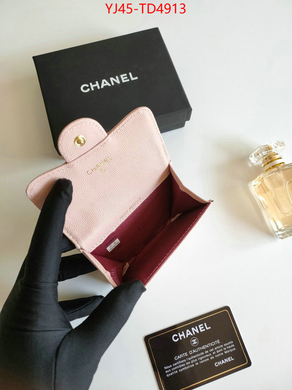 Chanel Bags(4A)-Wallet-,ID: TD4913,$: 45USD