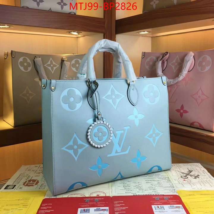 LV Bags(4A)-Handbag Collection-,ID: BP2826,$: 89USD