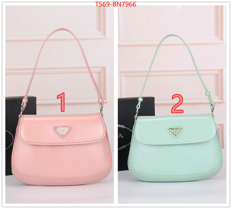 Prada Bags(4A)-Cleo,replica aaaaa designer ,ID: BN7966,$: 69USD